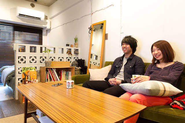 まるで太陽の光降り注ぐ南国リゾート！リノベ部屋だからできた開放空間