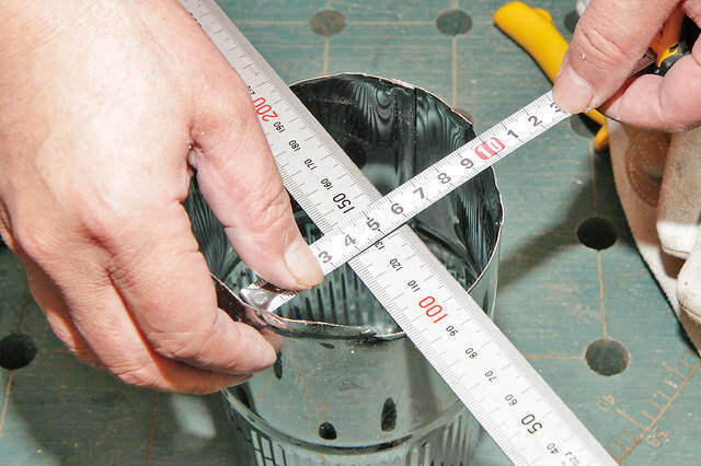 一斗缶&薪ストーブ用煙突で簡易型ロケットストーブを作る