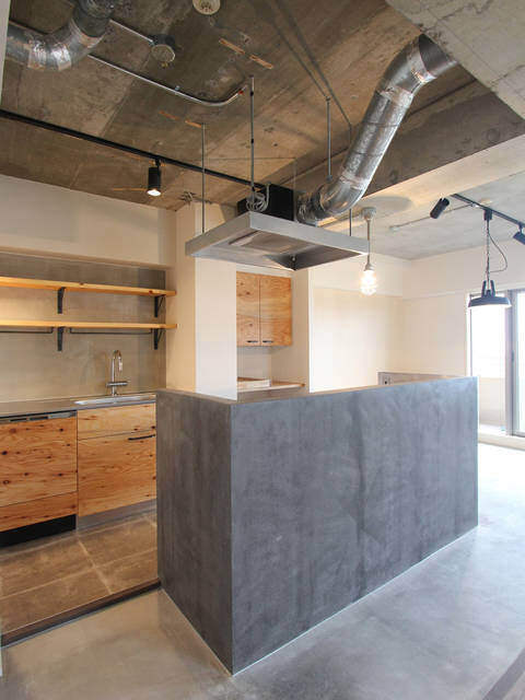 憧れのモルタルキッチン!カウンターや土間の参考アイデア集