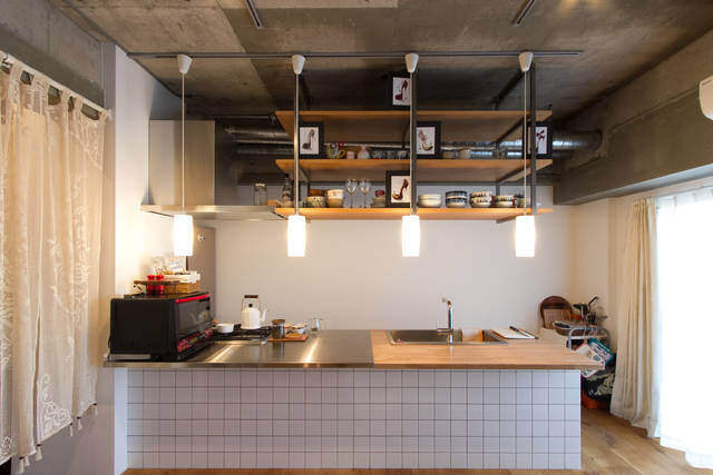 主役を務めるのはキッチン!リノベ部屋だからこそできる豊かな暮らし