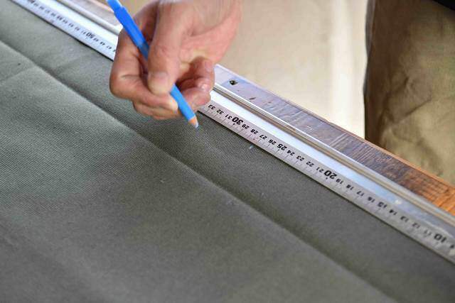 縫わずに作れるキャンバスラック 。屋内外問わず吊るして収納！