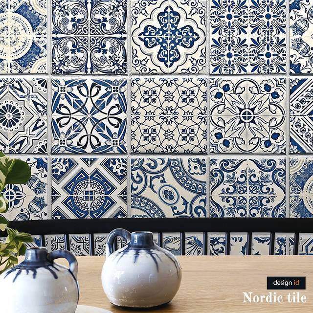 タイル風壁紙でオシャレな空間を作る!お部屋別参考アイデア