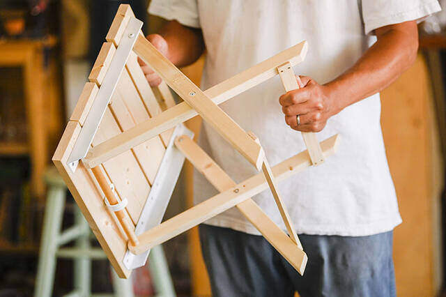 これが、“便利チェア”の理想系。カシワバラさんの暮らし。特製パーツでワンランク上に