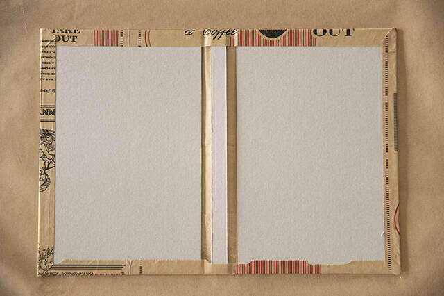 紙袋に新たな命を。お気に入りデザインでオリジナルノートDIY