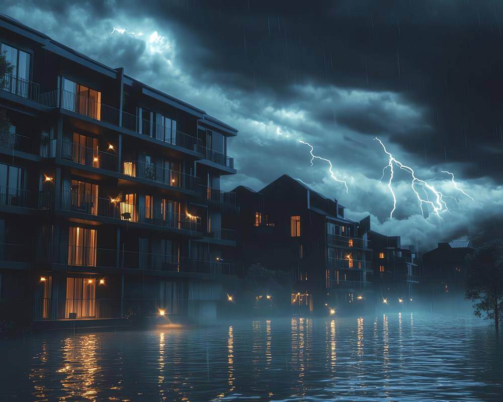 台風や地震などの自然災害が発生するとタイルへのダメージが大きい